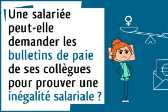 Illustration balance salaire homme femme